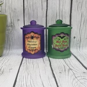 2 Celebrate It Halloween Decor Jars